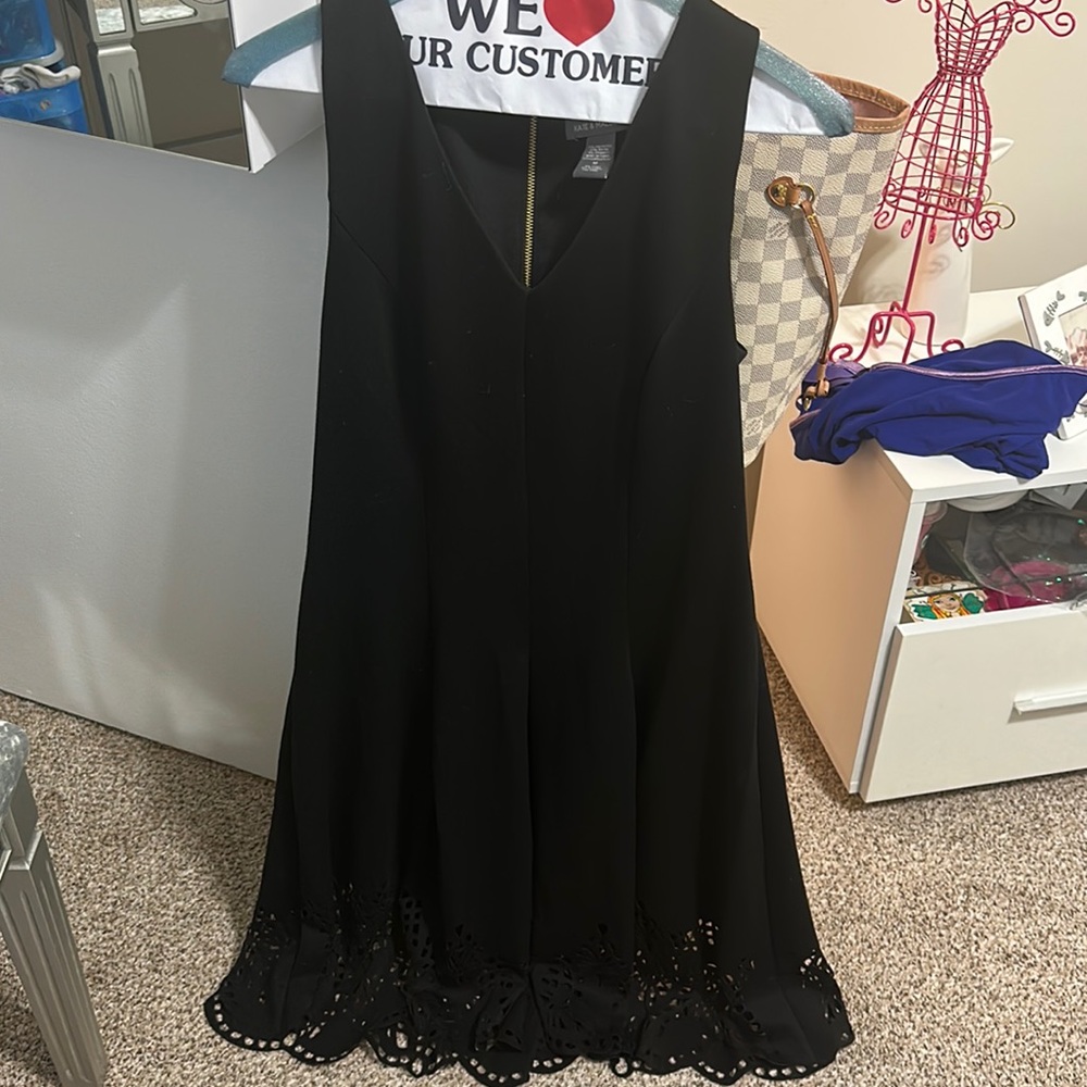 Kate & Mallory Sleeveless Black Dress